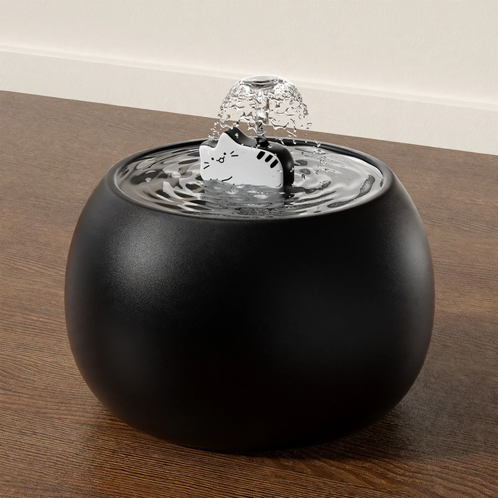 Ceramic Pet Water Bowl with Water Circulation