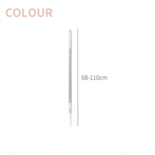 Extendable cleaning rod with interchangeable heads