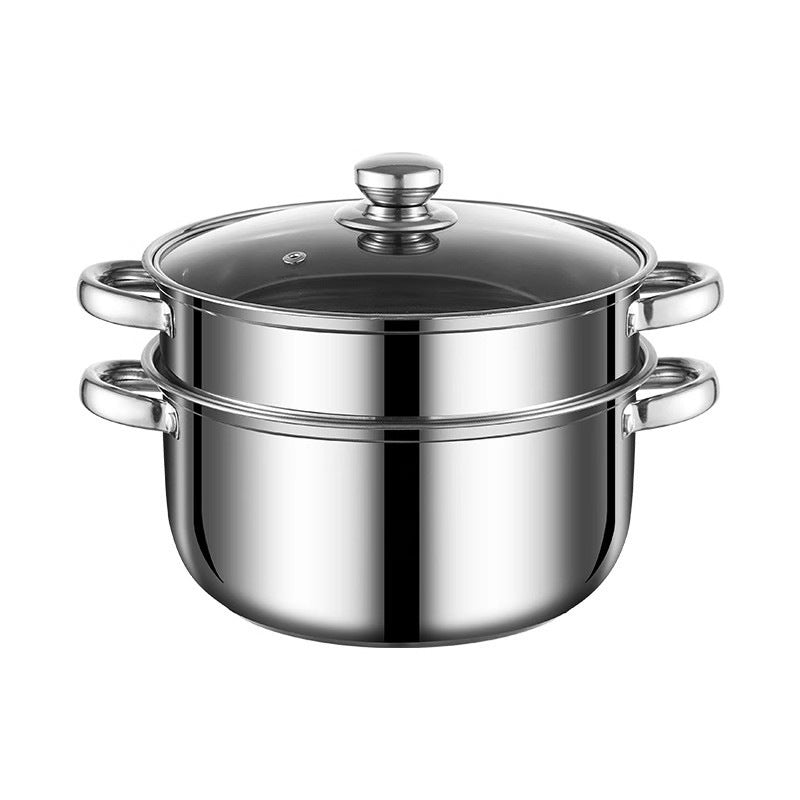 Stainless Steel Cooking Pot 20 cm, 1.1–2 L, Model HD190912