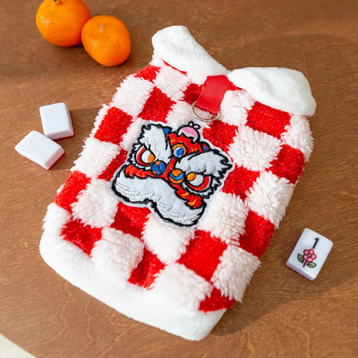 Chinese cotton jacket for small dogs and cats