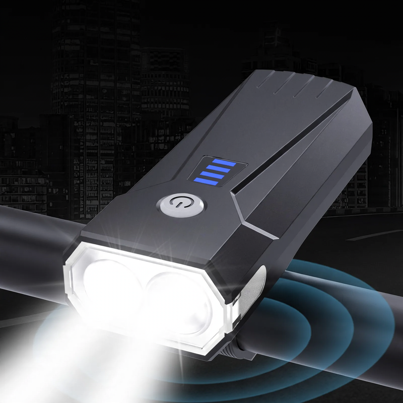 Bicycle light front, USB charging, strong brightness