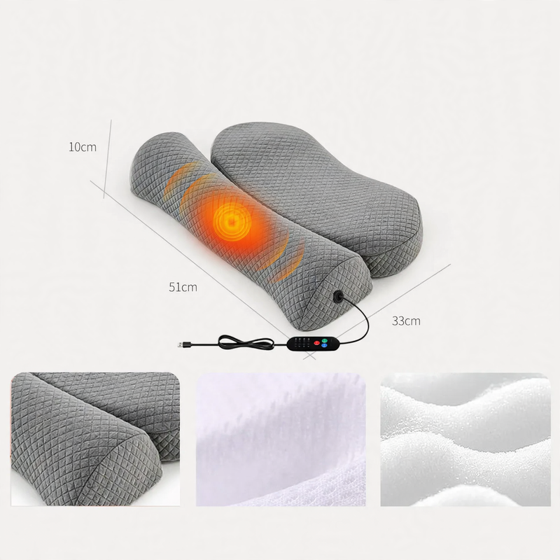 Memory foam neck pillow, washable