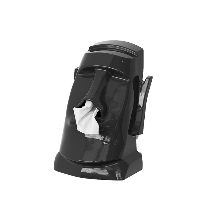 Multifunctional tissue box DD2521 with headphone holder