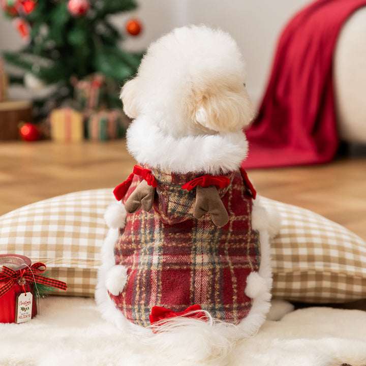 Padded cape vest for dogs and cats