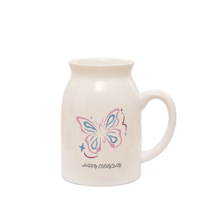 Ceramic drinking mug, porcelain