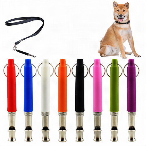 Plastic dog whistle, multiple colors