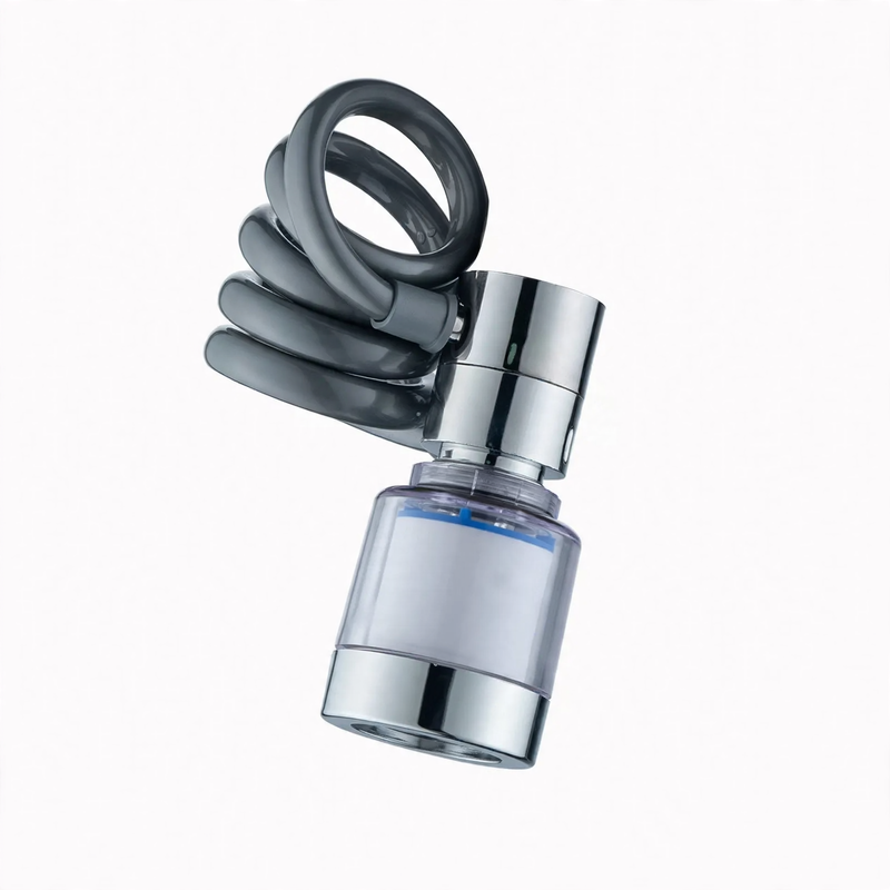 kitchen faucet attachment, extendable, with splash guard