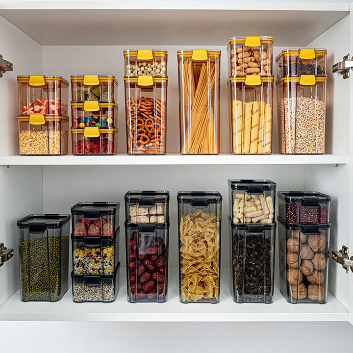 Plastic storage container, square, 460 ml