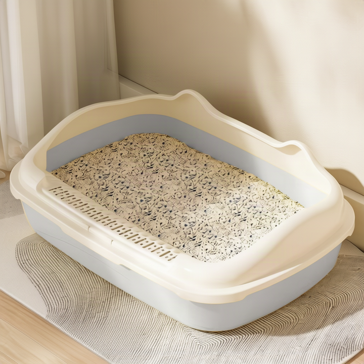 Half-open cat litter box, 35 cm wide