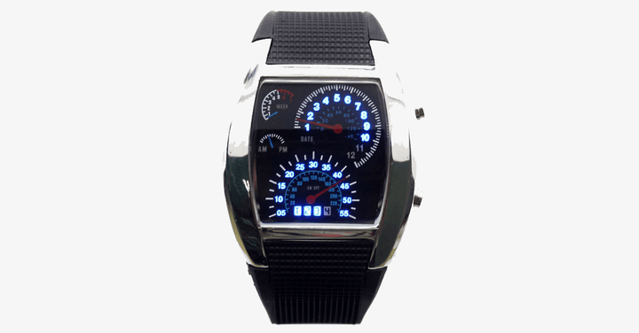 BowLift | Stylish Car Racing Design LED Digital Men's Watch