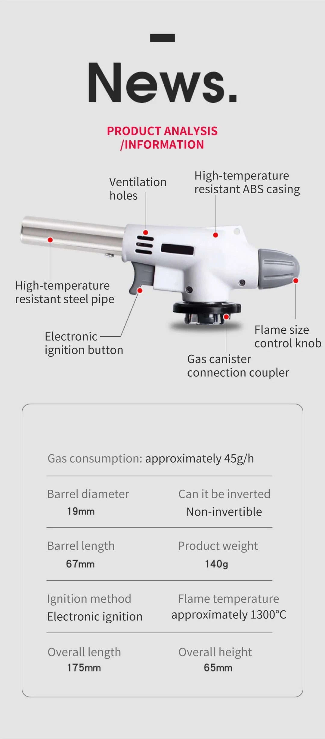 BowLift | Portable Butane Gas Burner – Perfect for BBQ, Camping & Kitchen