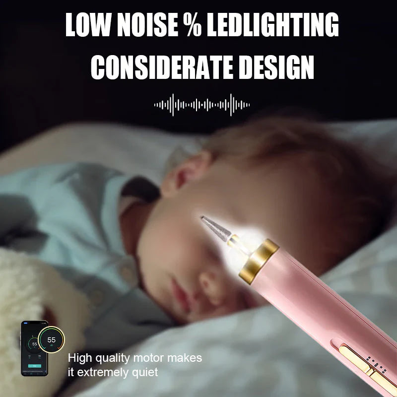 BowLift | 5-in-1 Electric Nail Care Device – Portable Manicure Tool with LED Light