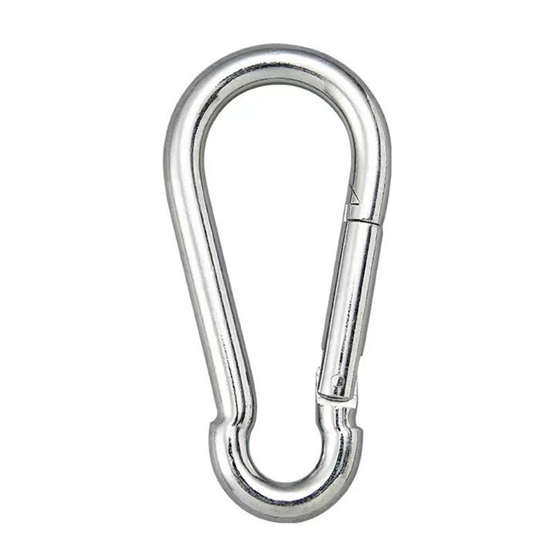 Safety carabiner made of carbon steel