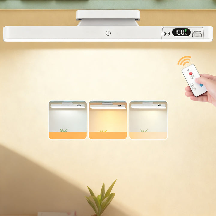 LED desk lamp with magnetic holder