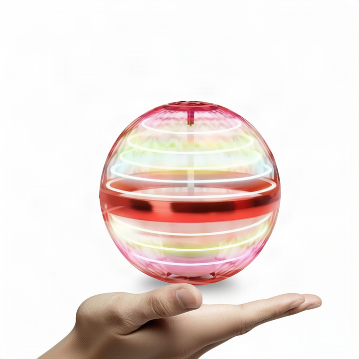 LED flying ball, glowing, with remote control
