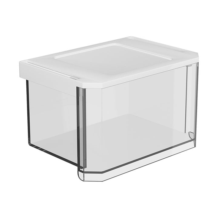 Drawer storage box, transparent