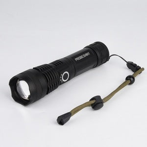 Aluminum flashlight, 3000 mAh