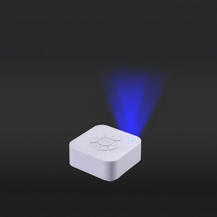 LED sleep companion with white noise and timer