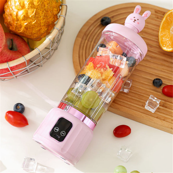 Portable smoothie blender with 12 blades, rechargeable