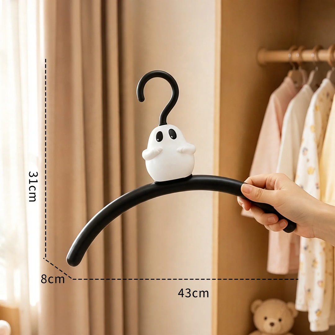 Hanger with ghost design, scratch-free and non-slip