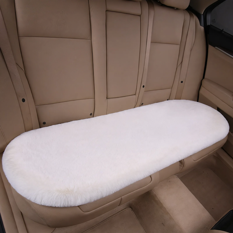 Plush car seat cushion, winter version