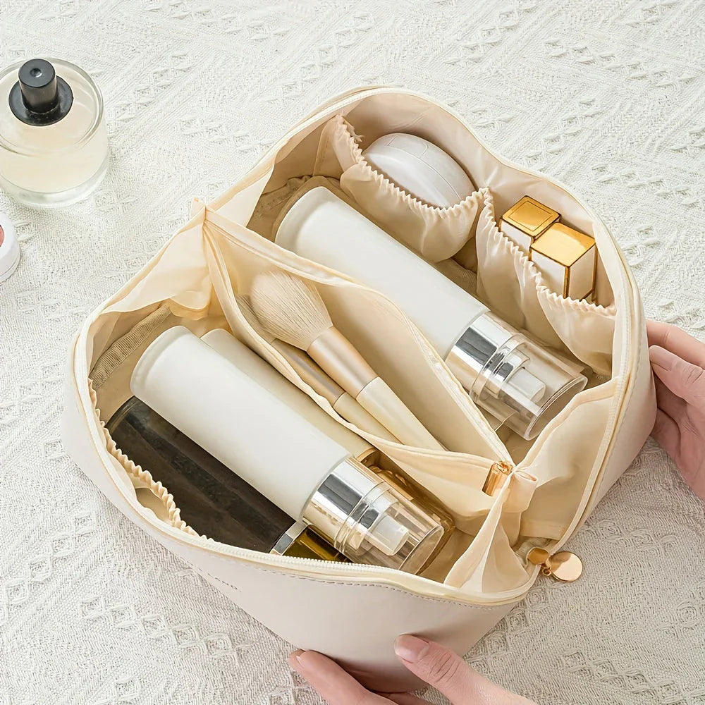 BowLift | Travel-friendly Makeup Organizer with Zipper – Elegant Cosmetic Bag