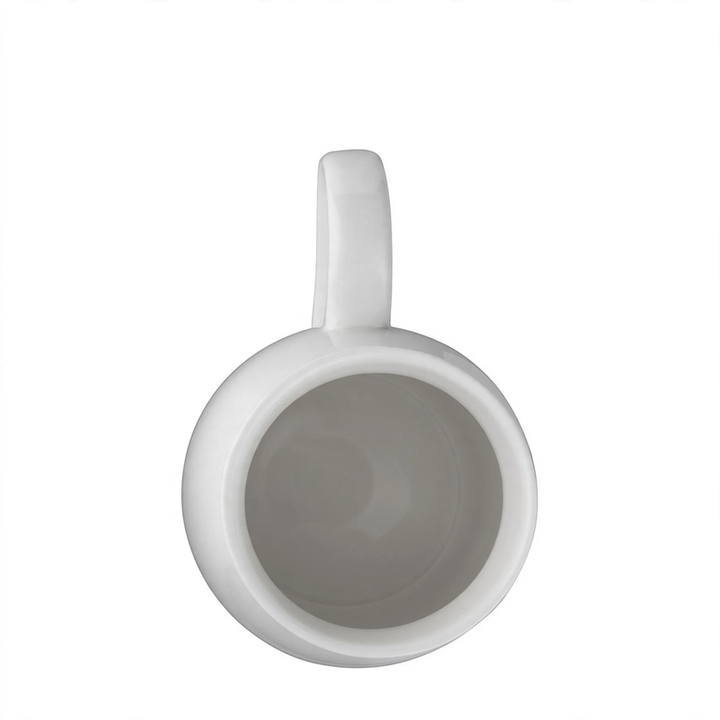 Ceramic drinking mug, porcelain