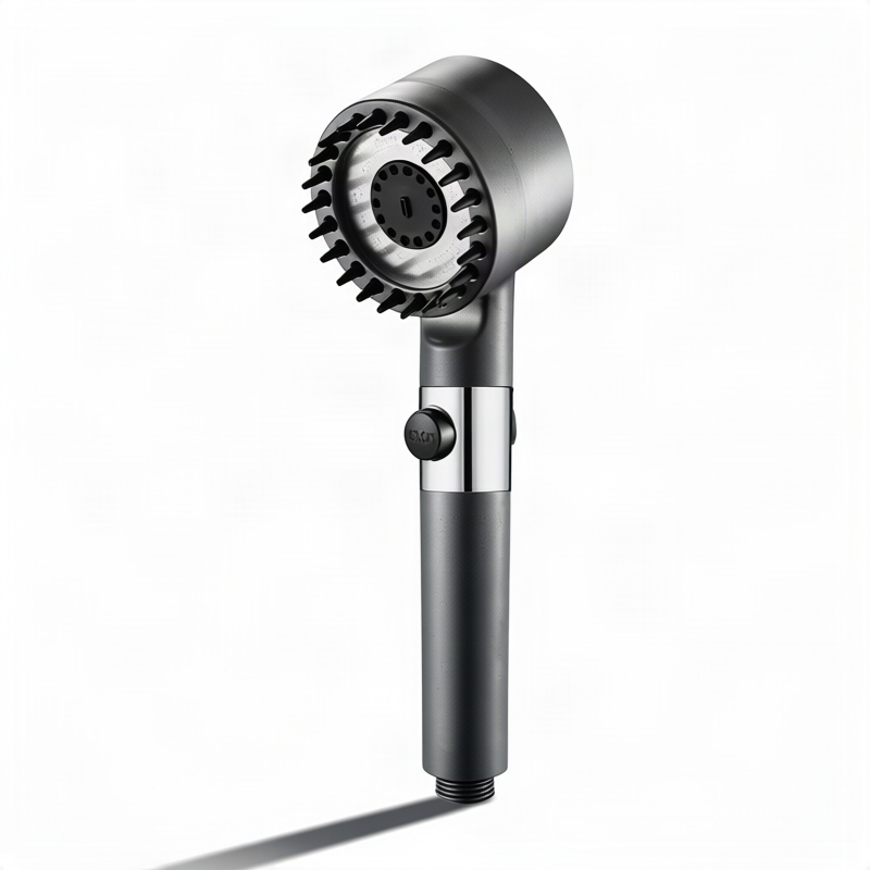 Shower head set with massage function and holder