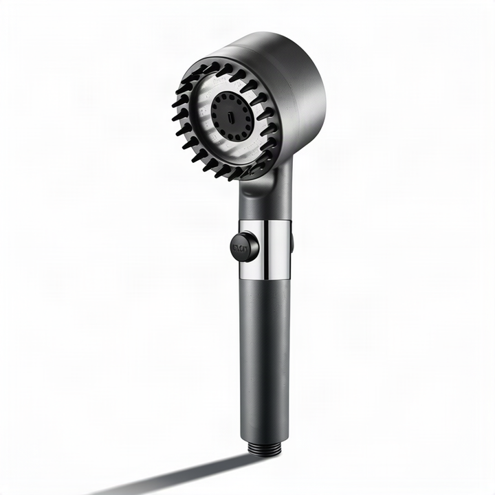 Shower head set with massage function and holder