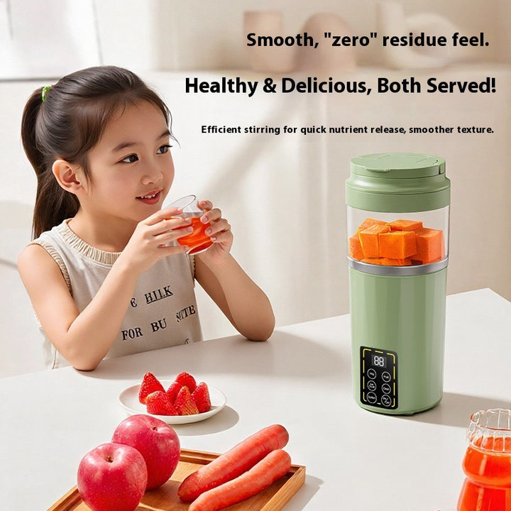 Portable USB juicer with digital display, 401–600 ml
