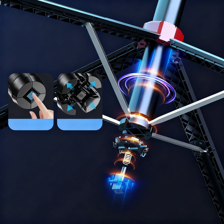 Selfie tripod with gimbal and face tracking