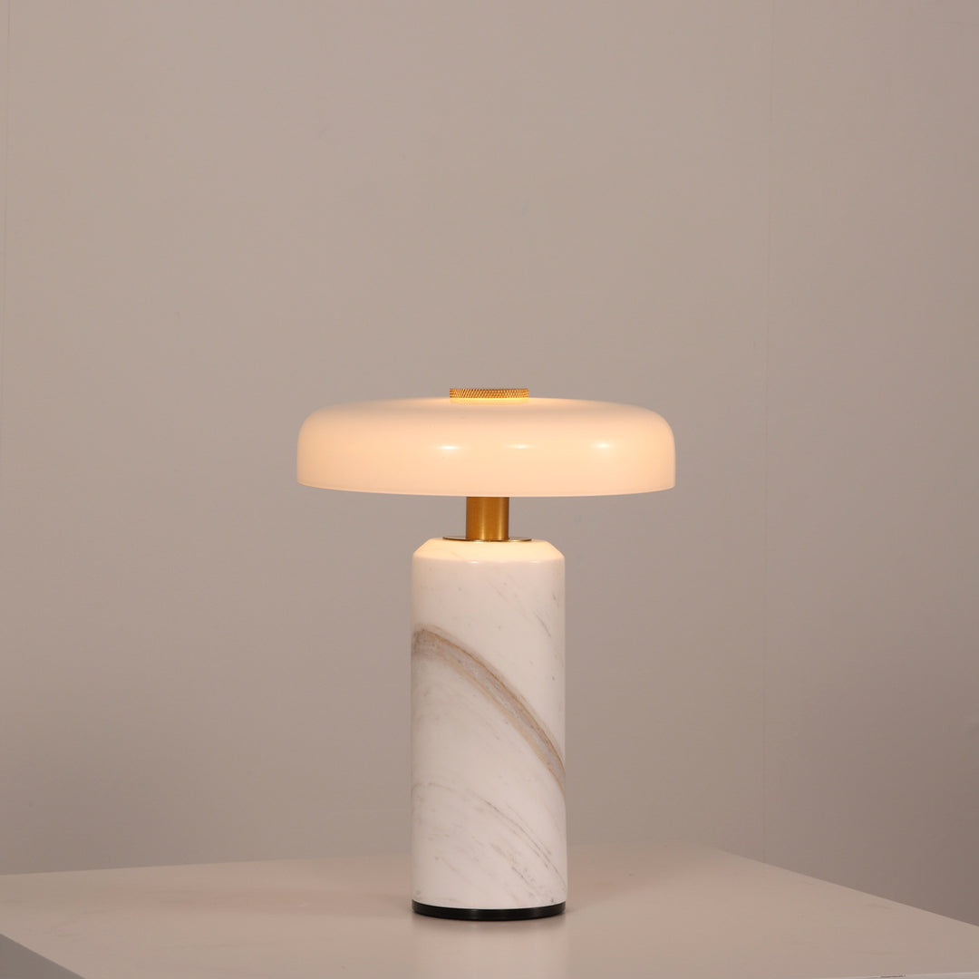 Portable table lamp, marble, LED, touch switch