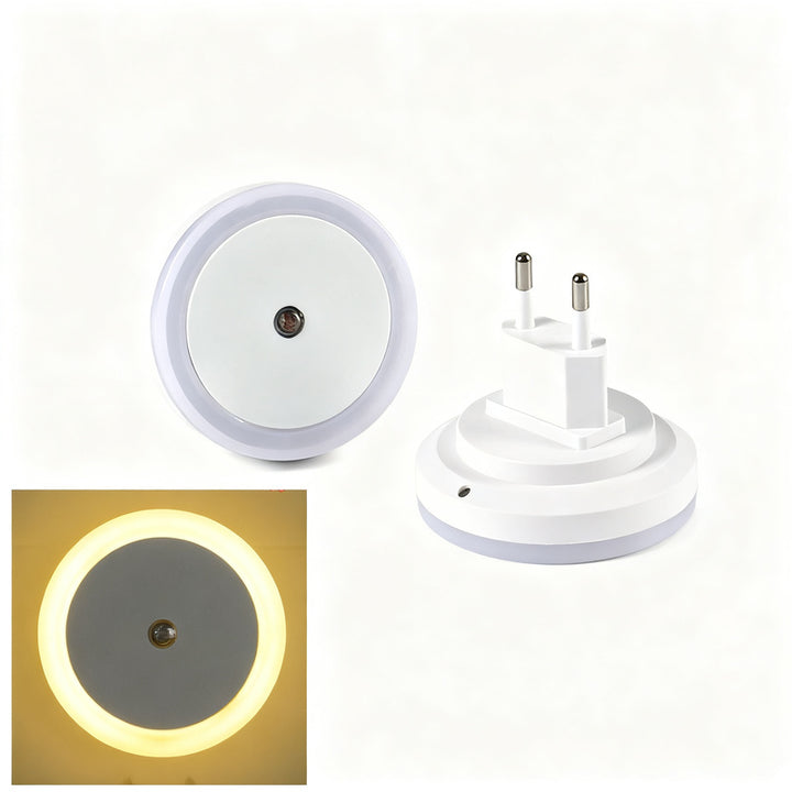 Plug-in nightlight for bedroom