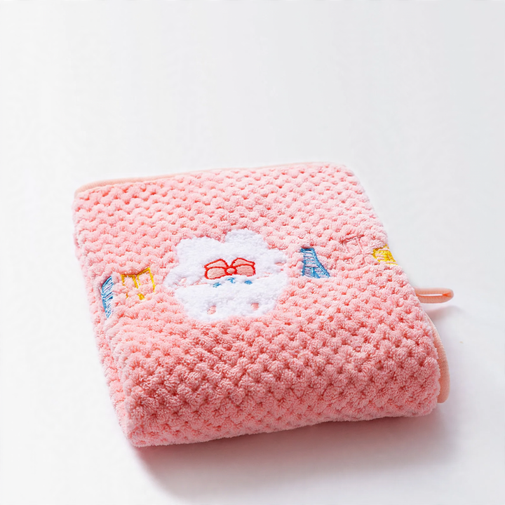 Pet bath towel made of coral fleece, absorbent