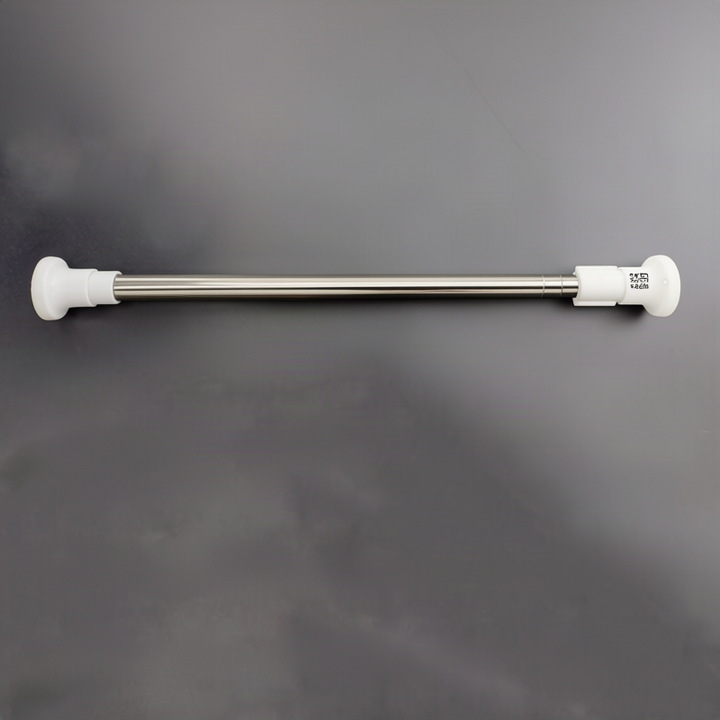Telescopic curtain rod without drilling