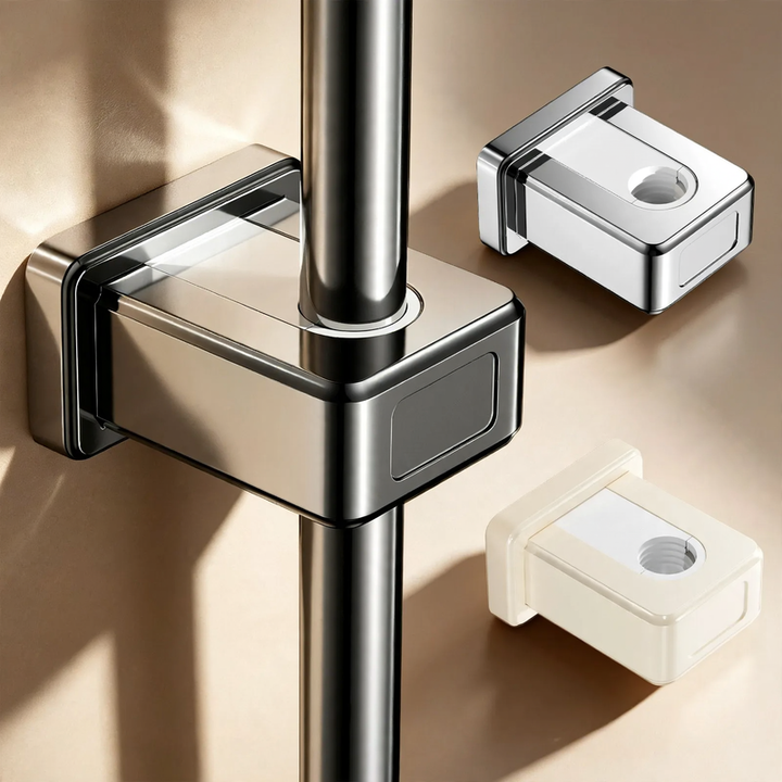 Shower rod holder without drilling, universally adjustable