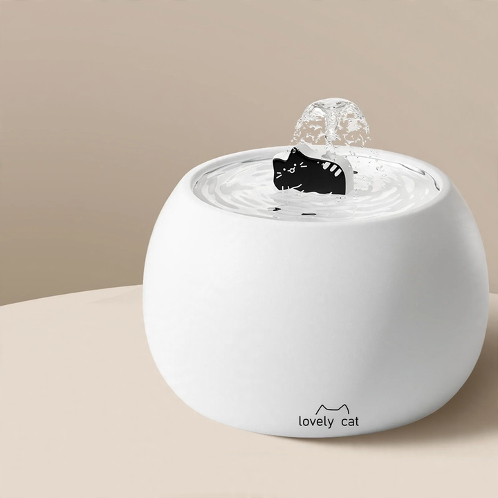 Ceramic Pet Water Bowl with Water Circulation