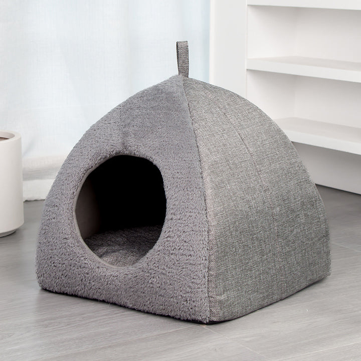 Cat cave, triangular, warming