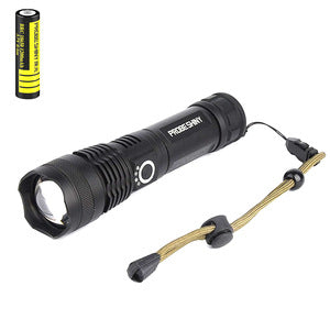 Aluminum flashlight, 3000 mAh