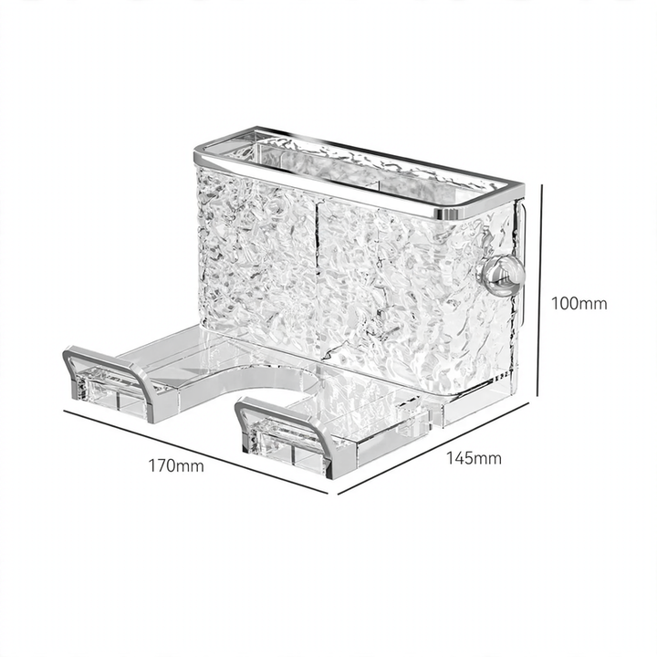 Wall mount for hair dryer, drill hole free