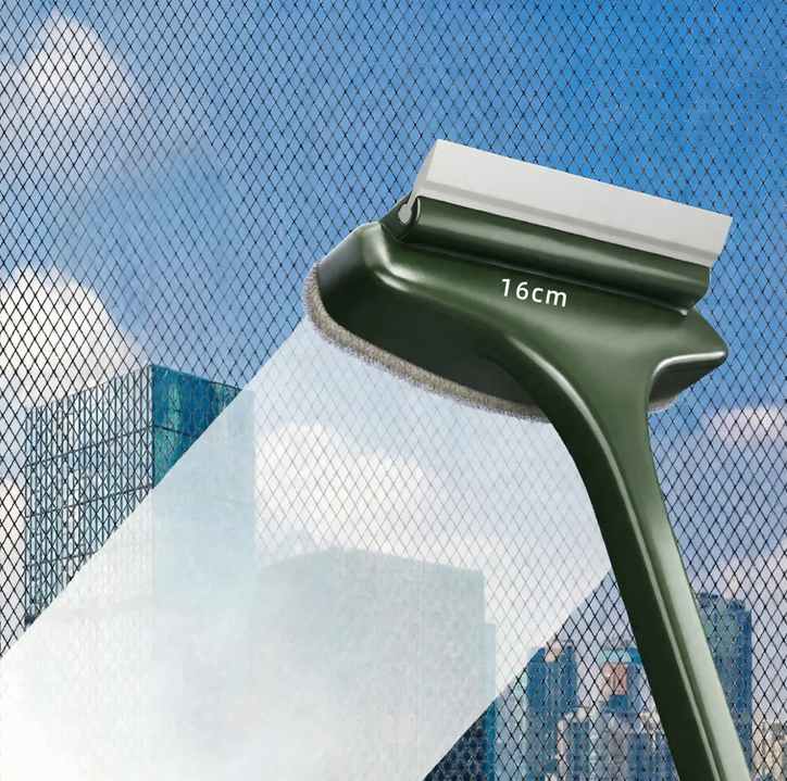 2-in-1 window and fly screen cleaning brush