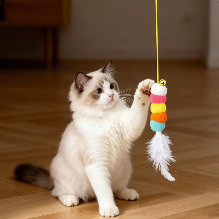 Cat toy with mint and crinkly paper