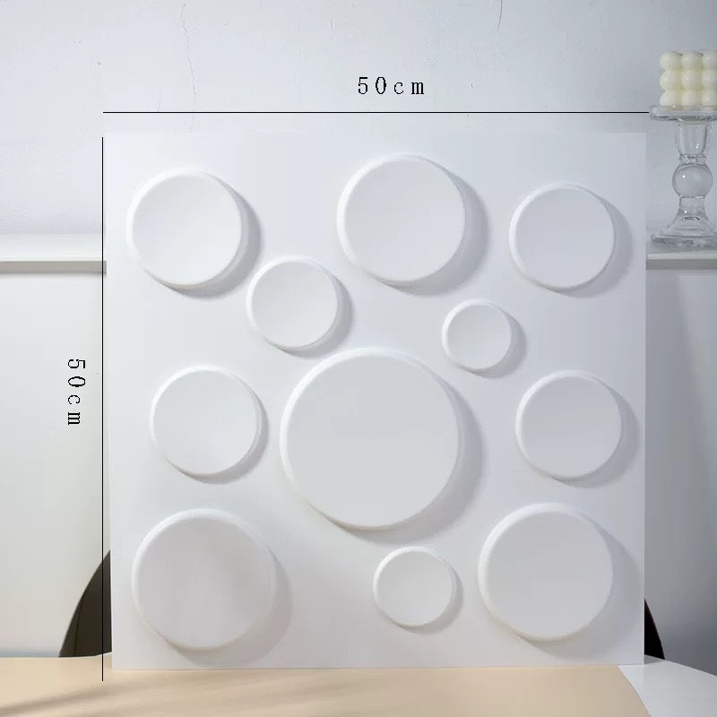 PVC wall panels, 3D structure, 30×30 cm