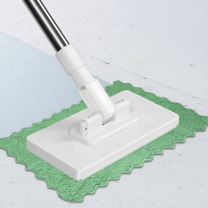 Flat mop with wringing function, stainless steel, 100 cm