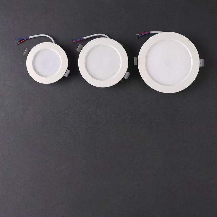 LED recessed light with motion sensor, various sensors