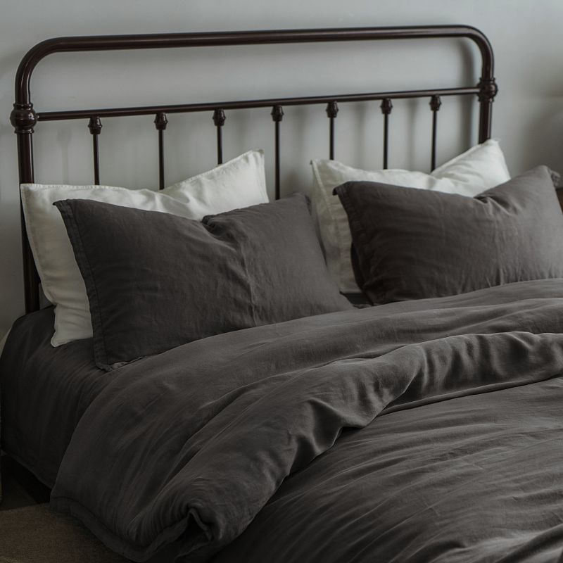 Lyocell Bed Linen Set, 4-piece, Vintage Look