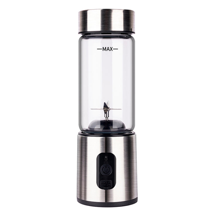 Portable juicer made of borosilicate glass, 400 ml