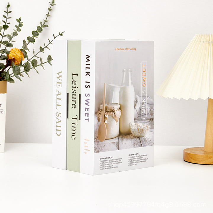 Decorative art book, foldable and magnetic