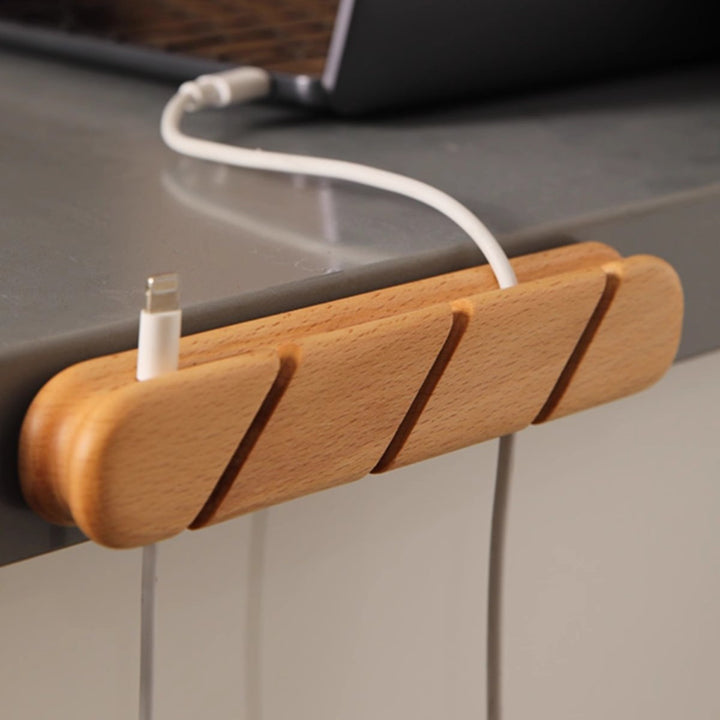 Wooden cable organizer, model K009