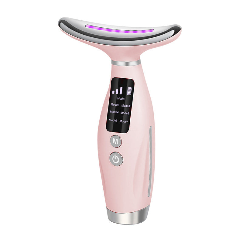Portable beauty device for face and neck